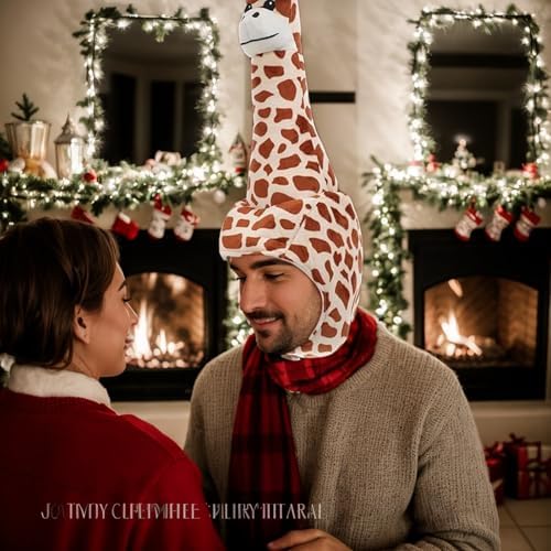 Giraffe Costume Hat Plush Headband Fun Party Hat