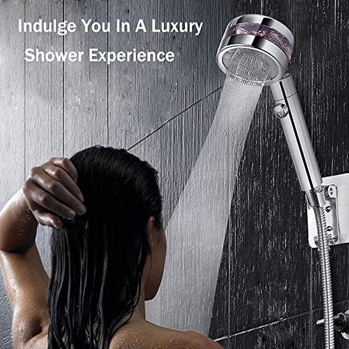 Handheld Showerhead with 360 Rotation and Turbo Fan Technology