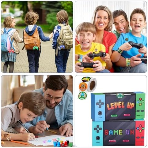 HyDren 147 Pcs Video Game Party Favors Set