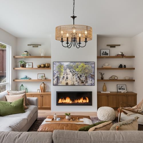 Modern Farmhouse Chandelier with 5 Lights