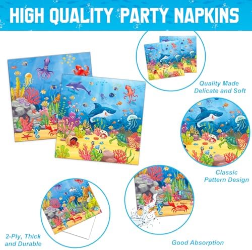Under the Sea Party Decorations Set for 20 Guests