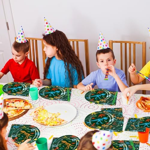 Dinosaur Birthday Party Supplies Set 96 Piece