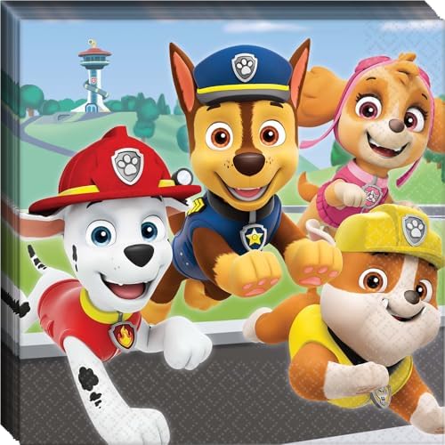 Paw Patrol Adventures Luncheon Napkins 16-Pack