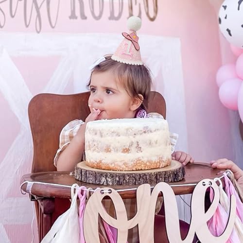 KOJIN First Birthday Cowgirl Crown for Girls
