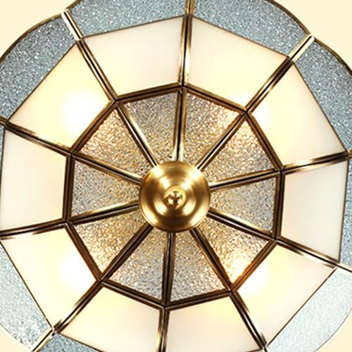 Antique Brass Wall Light Fixture with Frosted Glass Shade
