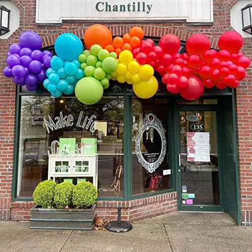 Rainbow Balloon Garland Kit with 90 Balloons