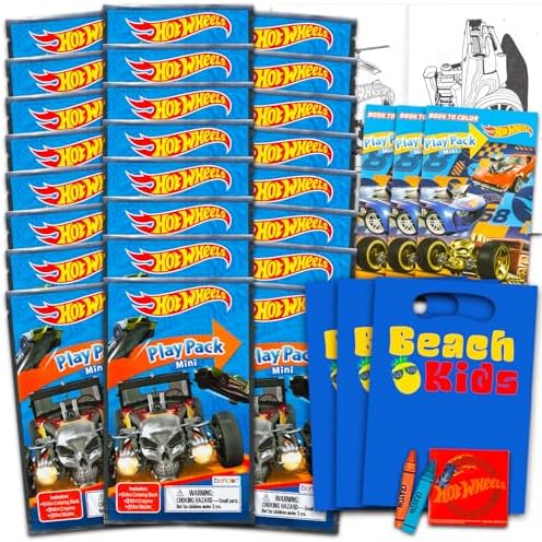 Hot Wheels Mini Party Favors Set for Kids