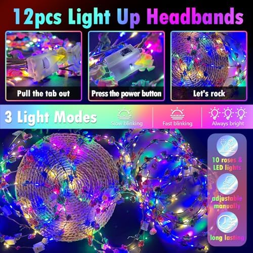 136pcs Glow in the Dark Party Favors Set