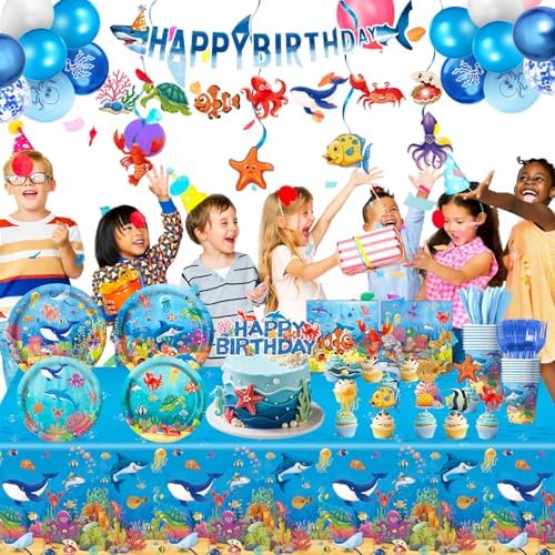 Under the Sea Party Decorations Set for 20 Guests