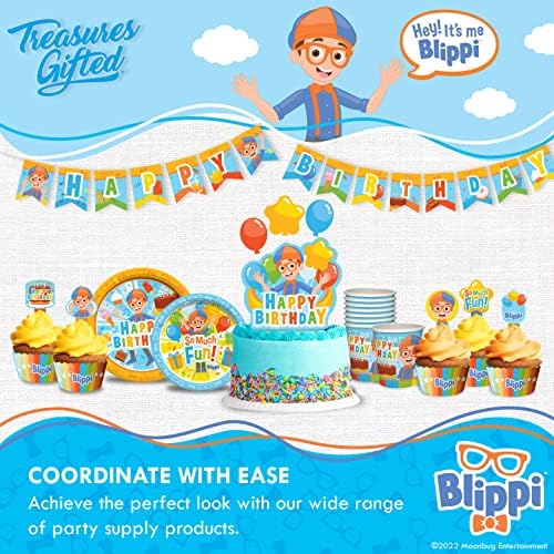 Treasures Gifted Blippi Party Napkins Pack of 16
