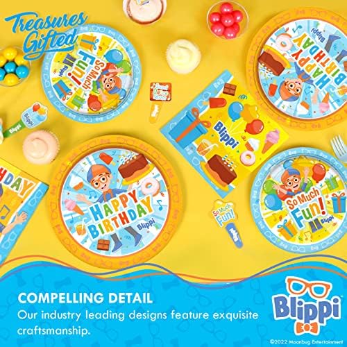 Treasures Gifted Blippi Party Napkins Pack of 16