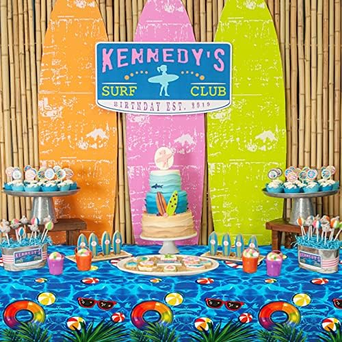 PHOGARY 3 Piece Summer Beach Tablecloths Set