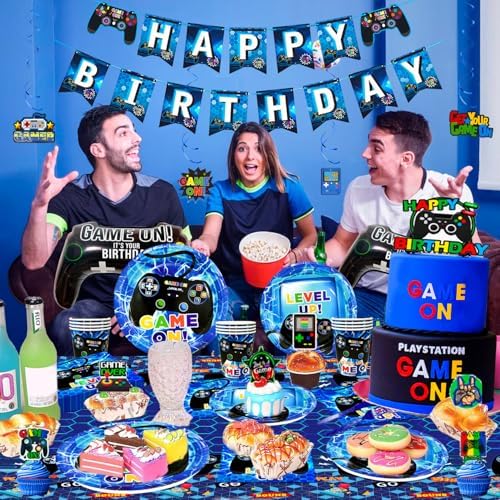 Video Game Birthday Party Decorations Set