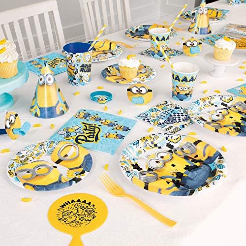 Unique Multicolor Minions Napkins 16 Count