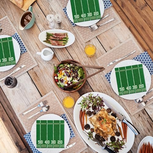 Football Party Napkins 40PCS 65 Inch Disposable