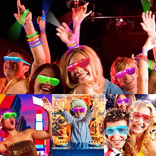 iGeeKid 112PCS Glow in the Dark Party Favors Set