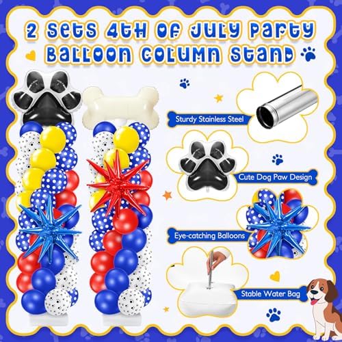 Kasyat 2 Sets Dog Paw Balloon Arch Kit