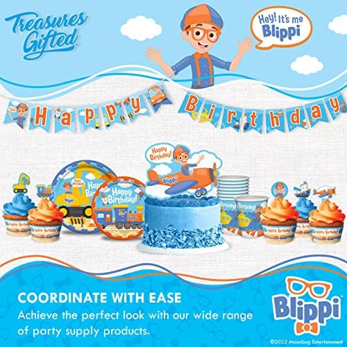 Treasures Gifted Blippi Themed Napkins Pack of 16
