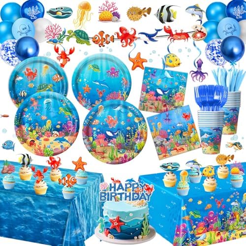 Under the Sea Party Decorations Set for 20 Guests