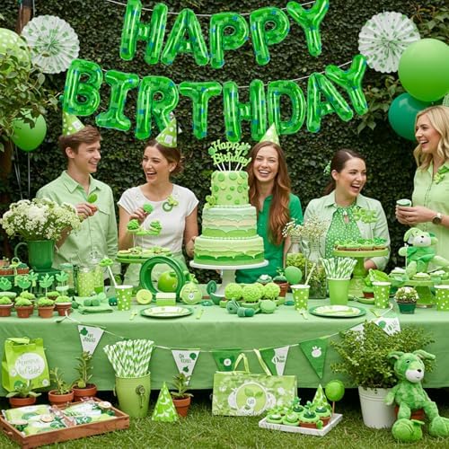Vuzvuv Happy Birthday Balloon Banner Set