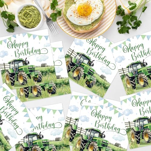Tractor Themed Birthday Napkins 50PCS Farm Party Decorations