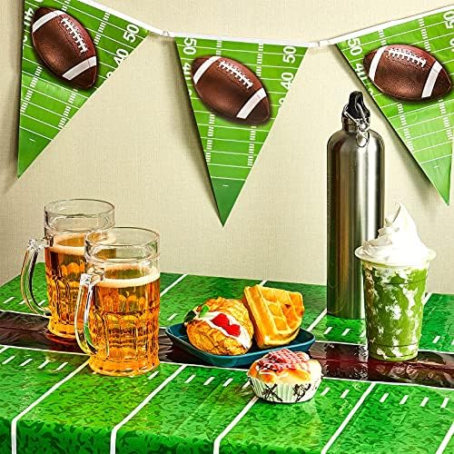 Tegeme 8 Piece Football Party Decor Set
