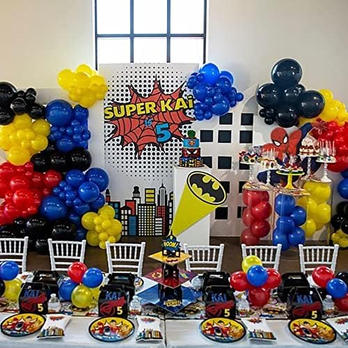 Felice Arts Superhero Balloons Garland Kit