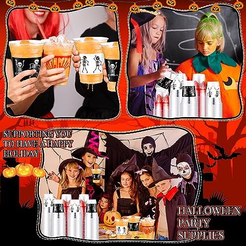 Sliner Halloween 12 oz Blood Skeleton Cups 60 Pcs Party Favors