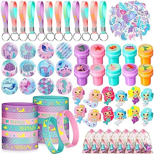 Capoda Mermaid Party Favors 122 Pcs Set