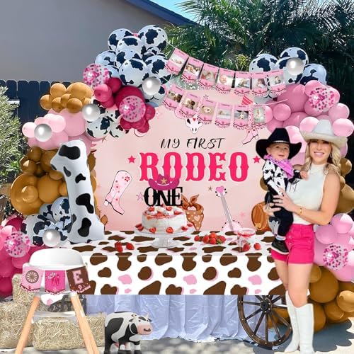 Western Cowgirl 1st Birthday Decor Kit