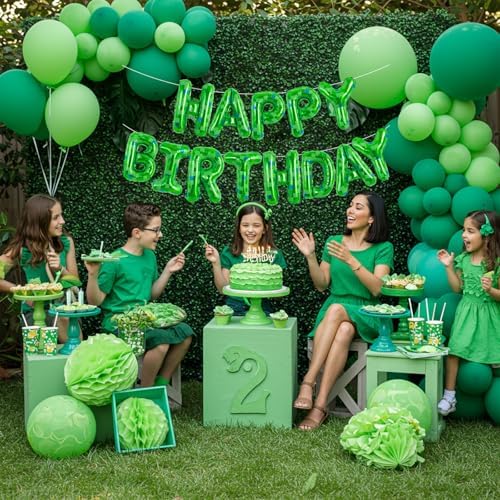 Vuzvuv Happy Birthday Balloon Banner Set