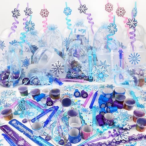 Frozen Party Favors Snowflake Princess Theme 170PCS Set