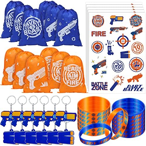 Sureio 138 Pcs Dart Battle Party Supplies Set