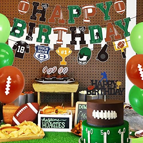 Football Birthday Decorations Pack - Touchdown Party Essentials
