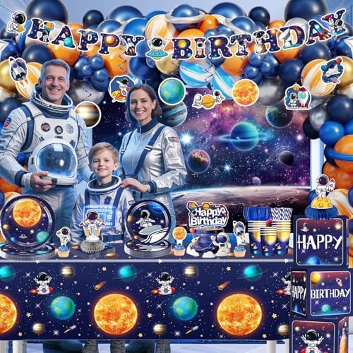 296PCS Space Themed Party Decorations Set