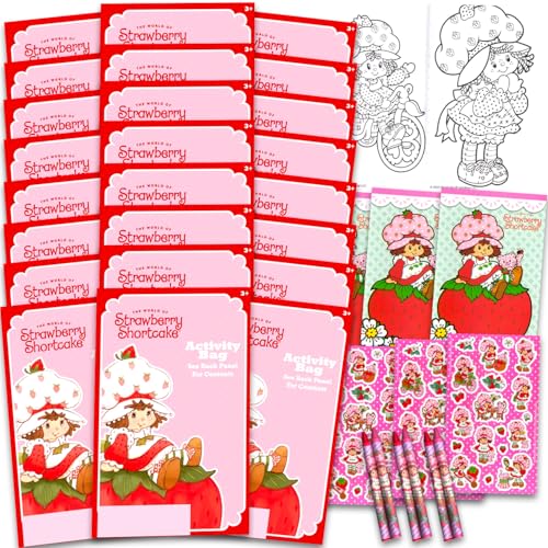 Strawberry Shortcake Party Favors Set for Kids
