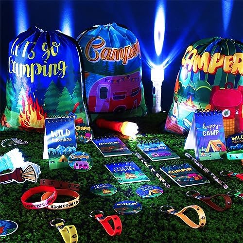 Zhanmai 140 Pcs Camping Party Favors Kit