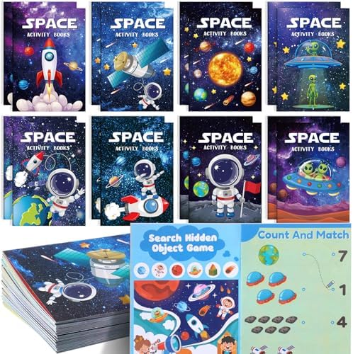 Kosiz 24 Pcs Outer Space Activity Book Kids