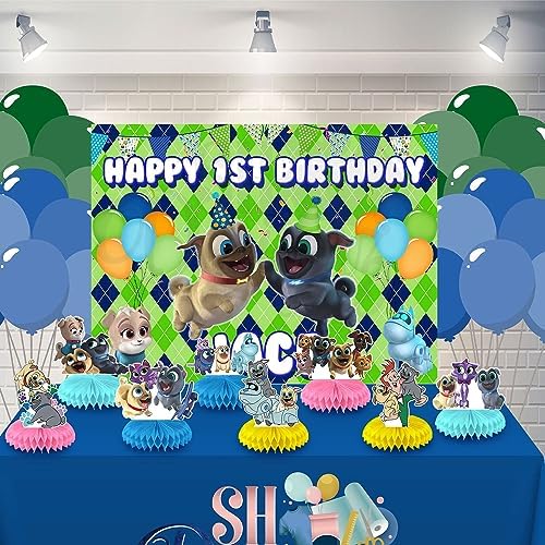 Puppy Dog Pals Honeycomb Centerpieces 8 Piece Set