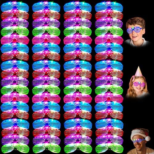 80 LED Glow Glasses for Parties and Raves