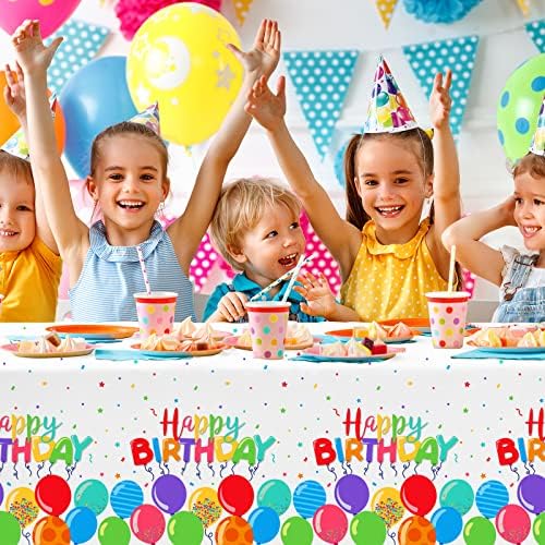 Gatherfun Birthday Disposable Tablecloth 54x108 3 PCS