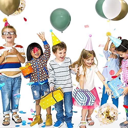 Thomtery Green and Gold Party Balloons 50pcs 12 Inch