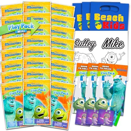 Disney Monsters Inc Birthday Party Favors Set Bundle