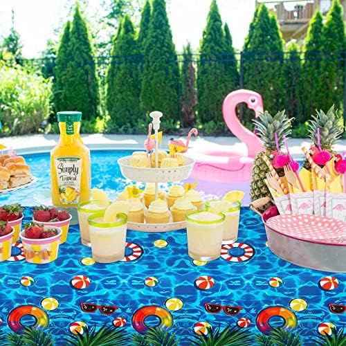 PHOGARY 3 Piece Summer Beach Tablecloths Set