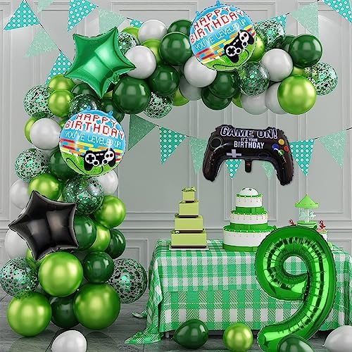 6Pcs Video Game Themed Balloons for Birthday Parties