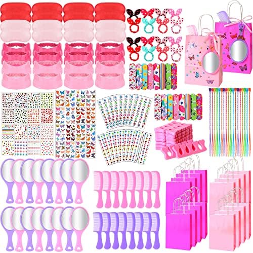 Pinkunn 176 Pcs Spa Party Supplies for Girls