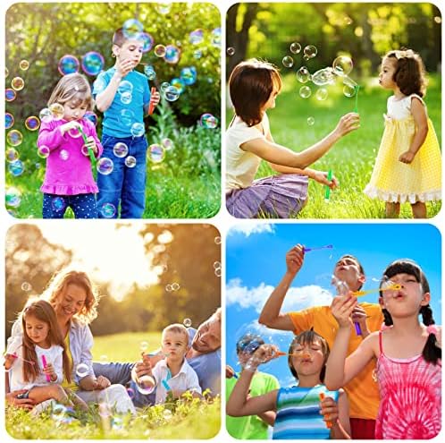 SpringFlower 200 Piece Mini Bubble Wands Party Favors